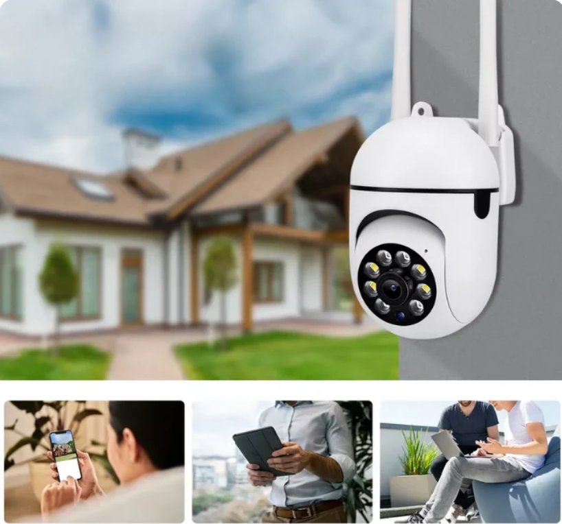 Protect-IP66® Cámara de Seguridad Inteligente con 2 Antenas Wi-Fi