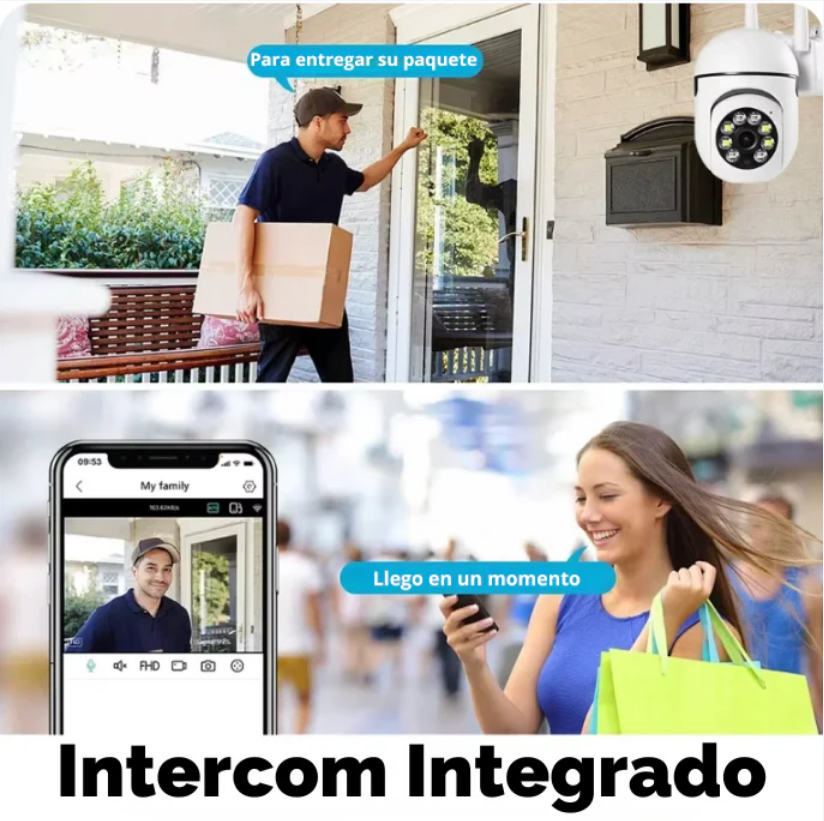 Protect-IP66® Cámara de Seguridad Inteligente con 2 Antenas Wi-Fi